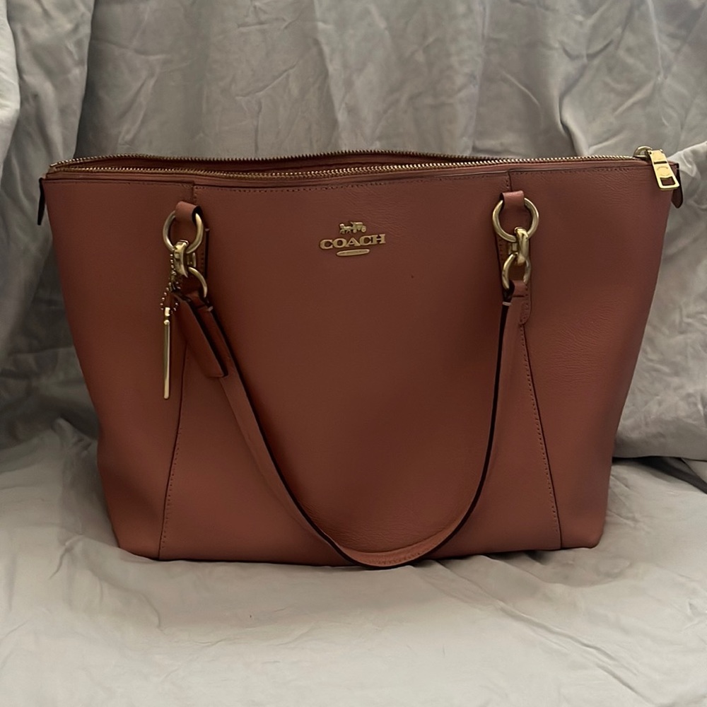 Pink coach purse